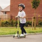 GLOBBER GO•UP SPORTY LIGHTS SCOOTER - LIME GREEN - 452-106