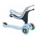 GLOBBER GO•UP SPORTY LIGHTS SCOOTER - PASTEL BLUE - 452-200-3