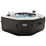 INTEX 4-PERSON ONYX BLACK OCTAGON COMBO SPA SET, (220-240Volt), Age 6+ - 28458