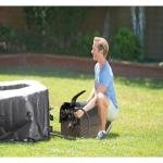 INTEX 4-PERSON ONYX BLACK OCTAGON COMBO SPA SET, (220-240Volt), Age 6+ - 28458