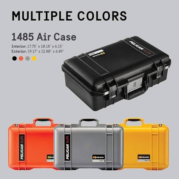 Pelican 1485AirNF,WL/NF,PB,BLACK - 014850-0011-110