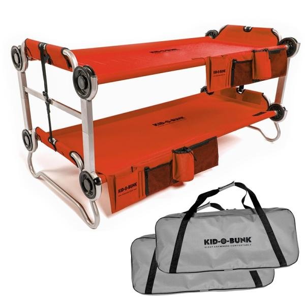 Disc-O-Bed Kid-O-Bunk w/ Organisers, Red - DBKBEDRD