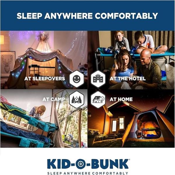 Disc-O-Bed Kid-O-Bunk w/ Organisers, Navy - DBKBEDNV