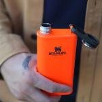 Stanley CLA Flask 235ml/8oz Blaze Orange - 10-00837-245