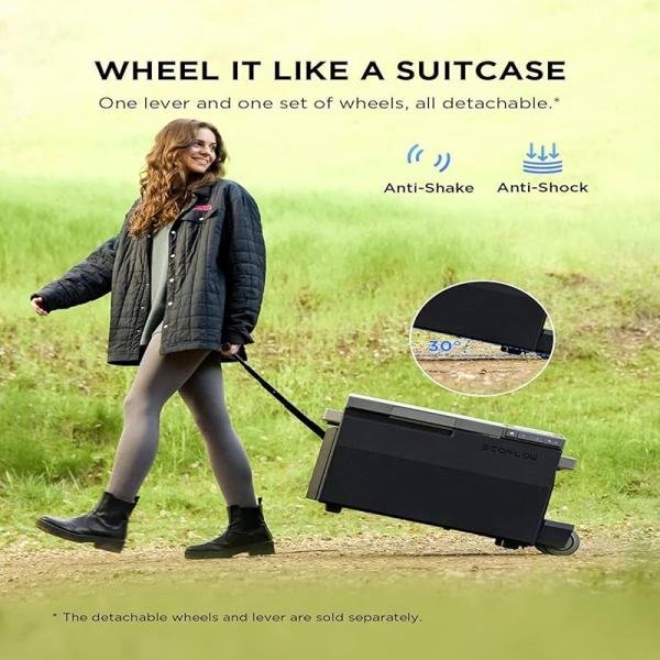 ECOFLOW Glacier Detechable wheels Glacier accessary - EF-GLACIER101