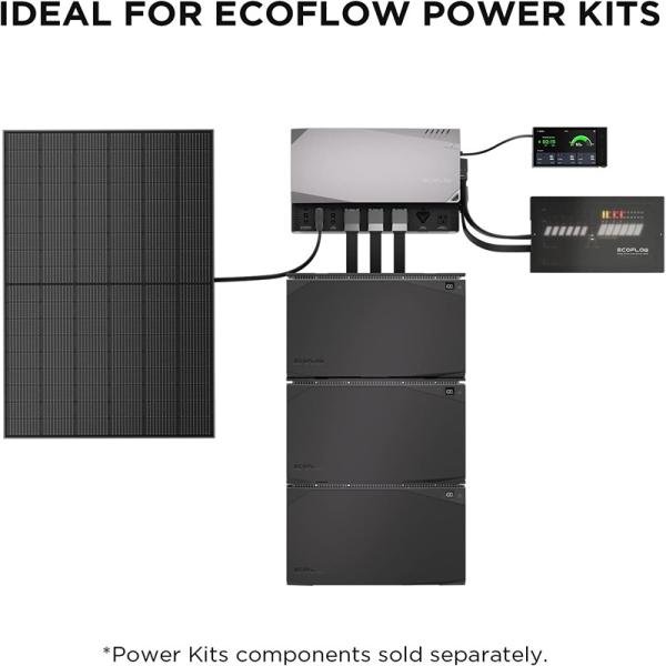 ECOFLOW 100W Rigid Panel (2pcs) 20.3V(Vmp17.1V) 6.3A (Imp5.9A) 100W - EF-SOLAR-Rigid100