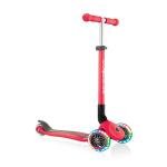 GLOBBER PRIMO FOLDABLE LIGHTS SCOOTER - RED - 432-102