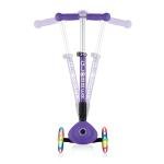 GLOBBER JUNIOR FOLDABLE LIGHTS SCOOTER - VIOLET - 437-103