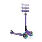 GLOBBER JUNIOR FOLDABLE LIGHTS SCOOTER - VIOLET - 437-103