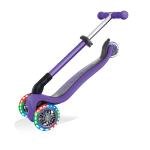 GLOBBER JUNIOR FOLDABLE LIGHTS SCOOTER - VIOLET - 437-103