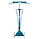 GLOBBER PRIMO FOLDABLE PLUS LIGHTS - NAVY BLUE/EMERALD GREEN