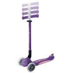 GLOBBER PRIMO FOLDABLE PLUS LIGHTS - TBAR PURPLE/PASTEL PINK
