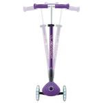 GLOBBER PRIMO FOLDABLE PLUS LIGHTS - TBAR PURPLE/PASTEL PINK