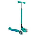 GLOBBER PRIMO FOLDABLE PLUS LIGHTS - EMERALD GREEN/NAVY BLUE