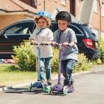 GLOBBER PRIMO PLUS LIGHTS - PURPLE/PASTEL PINK