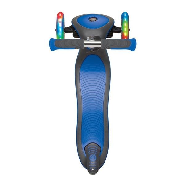 GLOBBER ELITE DELUXE LIGHTS SCOOTER - NAVY BLUE - 444-400