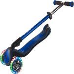 GLOBBER ELITE DELUXE LIGHTS SCOOTER - NAVY BLUE - 444-400