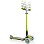 GLOBBER ELITE DELUXE LIGHTS SCOOTER - LIME GREEN - 444-406