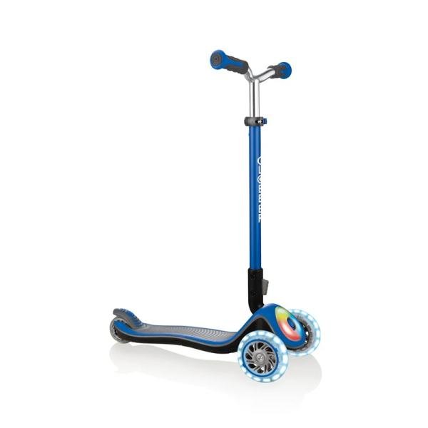 GLOBBER ELITE PRIME LIGHTS SCOOTER - NAVY BLUE - 444-800