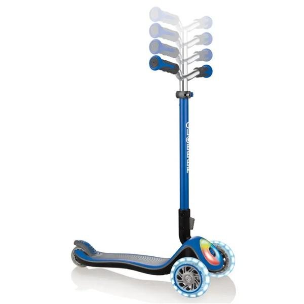 GLOBBER ELITE PRIME LIGHTS SCOOTER - NAVY BLUE - 444-800