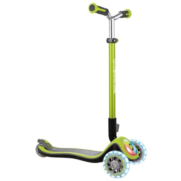 GLOBBER ELITE PRIME LIGHTS SCOOTER - LIME GREEN - 444-806