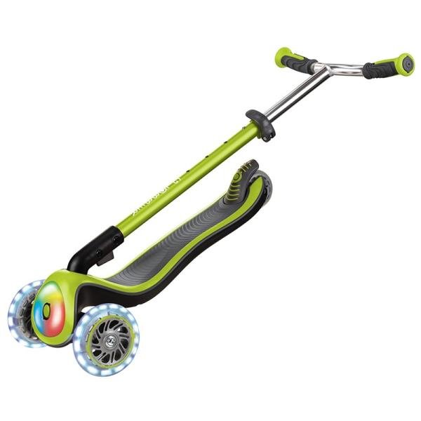 GLOBBER ELITE PRIME LIGHTS SCOOTER - LIME GREEN - 444-806