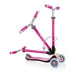 GLOBBER ELITE PRIME LIGHTS SCOOTER - DEEP PINK - 444-810