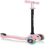GLOBBER GO•UP SPORTY LIGHTS SCOOTER - PASTEL PINK