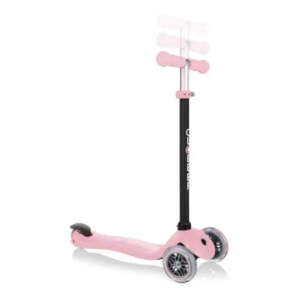 GLOBBER GO•UP SPORTY LIGHTS SCOOTER - PASTEL PINK