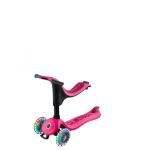 GLOBBER GO•UP SPORTY LIGHTS 360 SCOOTER - FUSHIA/DARK PINK