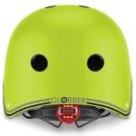 GLOBBER PRIMO LIGHTS HELMET XS/S (48-53CM) - LIME GREEN - 505-106