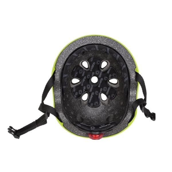 GLOBBER PRIMO LIGHTS HELMET XS/S (48-53CM) - LIME GREEN - 505-106