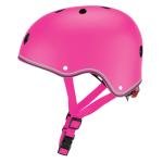 GLOBBER KIDS HELMET LIGHTS XS/S (48-53cm) - NEON PINK