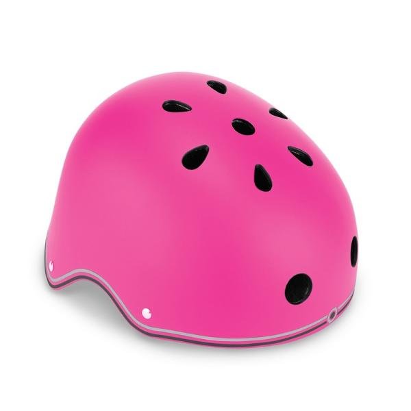 GLOBBER KIDS HELMET LIGHTS XS/S (48-53cm) - NEON PINK