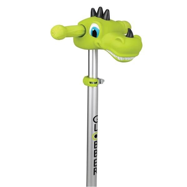 GLOBBER SCOOTER HEADS - LIME GREEN DINO - 527-106