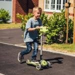 GLOBBER SCOOTER HEADS - LIME GREEN DINO - 527-106