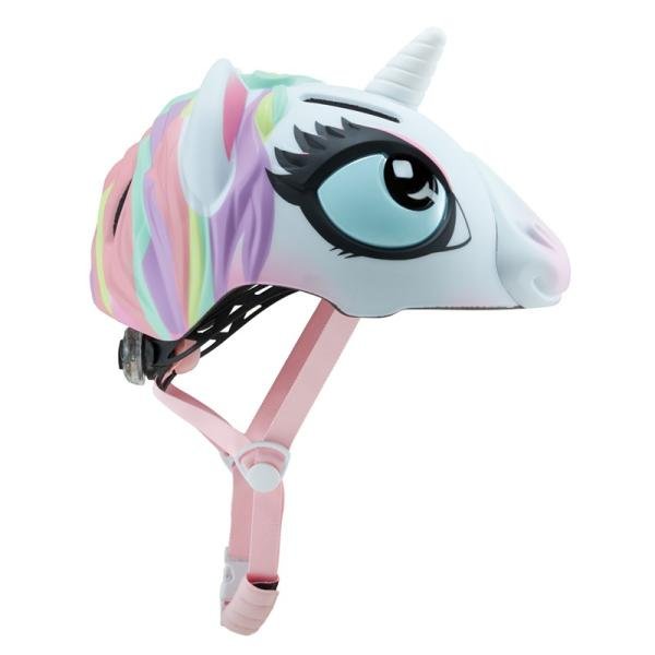 GLOBBER HELMET ANIMAL (49-55CM ) - UNICORN WHITE