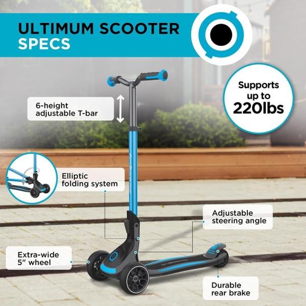 GLOBBER ULTIMUM SCOOTER - SKY BLUE