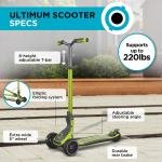 GLOBBER ULTIMUM SCOOTER - LIME GREEN