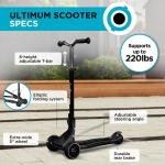 GLOBBER ULTIMUM SCOOTER - CHARCOAL GREY - 612-120