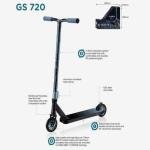 GLOBBER GS 720 STUNT SCOOTER - BLACK/GREY - 624-100-3
