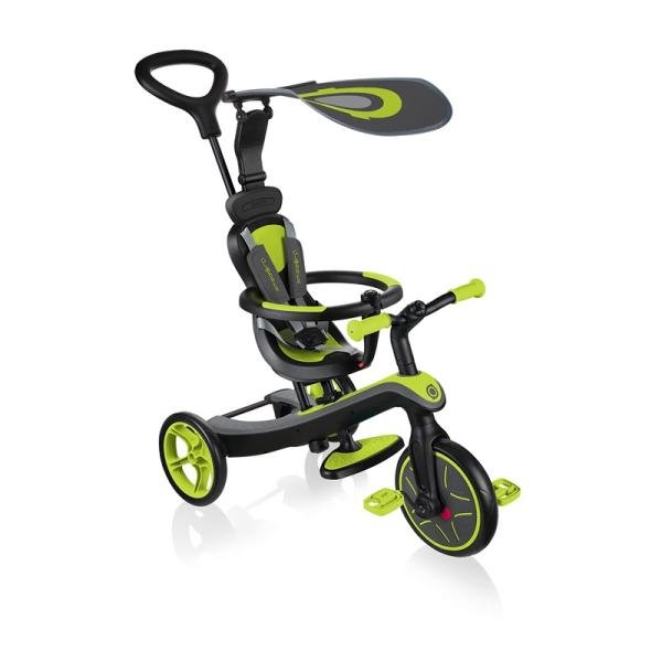 GLOBBER EXPLORER TRIKE TRICYCLE (4 in 1) - LIME GREEN