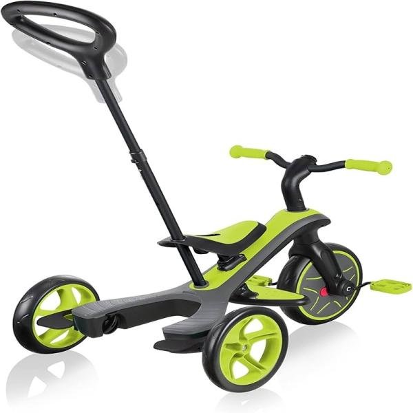 GLOBBER EXPLORER TRIKE TRICYCLE (4 in 1) - LIME GREEN