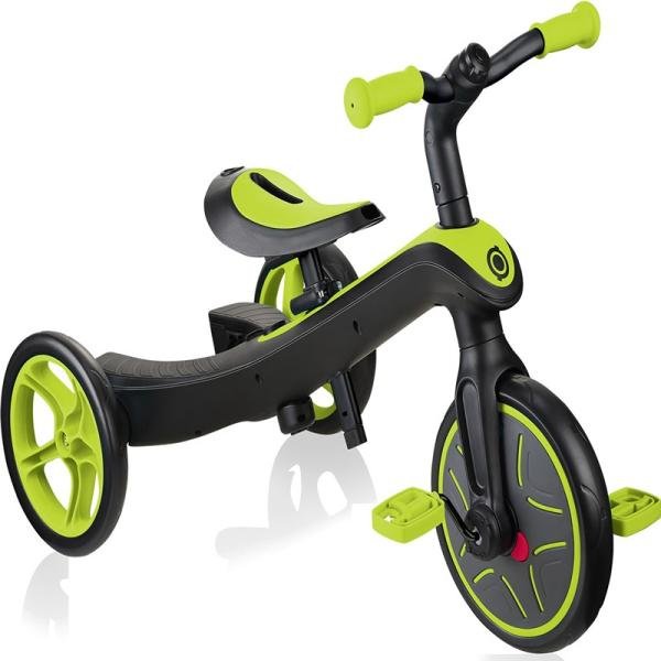 GLOBBER EXPLORER TRIKE TRICYCLE (4 in 1) - LIME GREEN