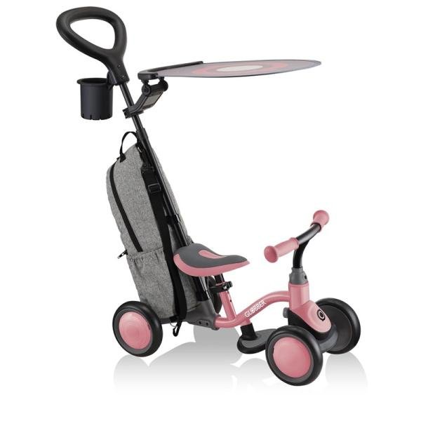 GLOBBER LEARNING BIKE DELUXE (3 in 1) - PASTEL PINK