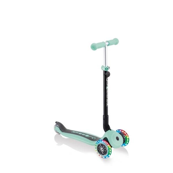 GLOBBER GO•UP FOLDABLE PLUS LIGHTS SCOOTER - MINT