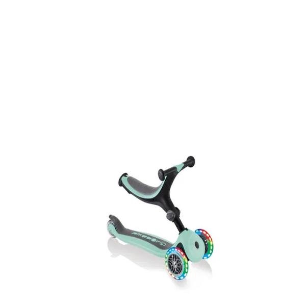 GLOBBER GO•UP FOLDABLE PLUS LIGHTS SCOOTER - MINT