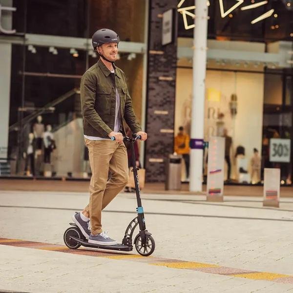 GLOBBER ONE K E-MOTION 15 ELECTRIC SCOOTER - SKY BLUE/BLACK - 653-100-3-L