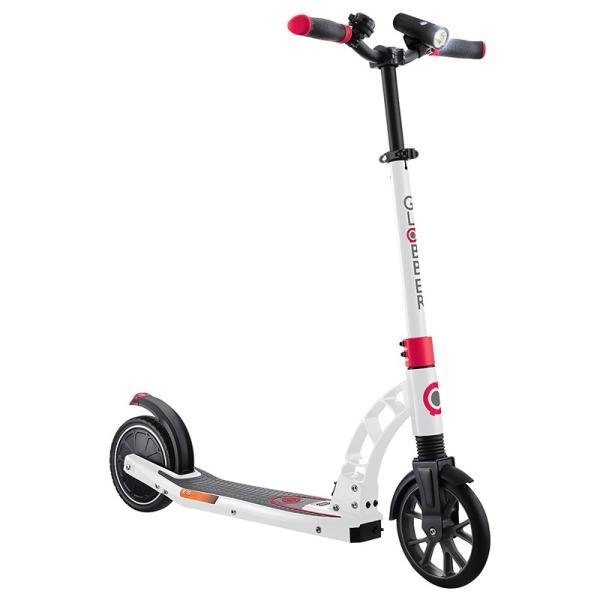 GLOBBER ONE K E-MOTION 15 ELECTRIC SCOOTER - RED/WHITE - 653-102-3-L