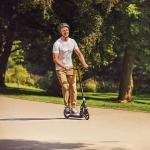 GLOBBER ONE K E-MOTION 15 ELECTRIC SCOOTER - RED/WHITE - 653-102-3-L